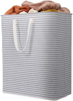 Lifewit 1 Pack Laundry Basket 125L Each, Collapsible Clothes Hamper with Reinforced Handles, Freestanding Waterproof Design for Bedroom and Laundry Room, Grey 125L Total by Lifewit