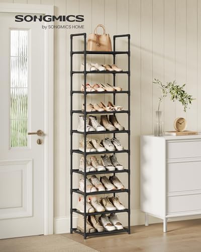 SONGMICS Shoe Rack, 10-Tier Shoe Shelf, Shoe Storage Organizer - Image 4