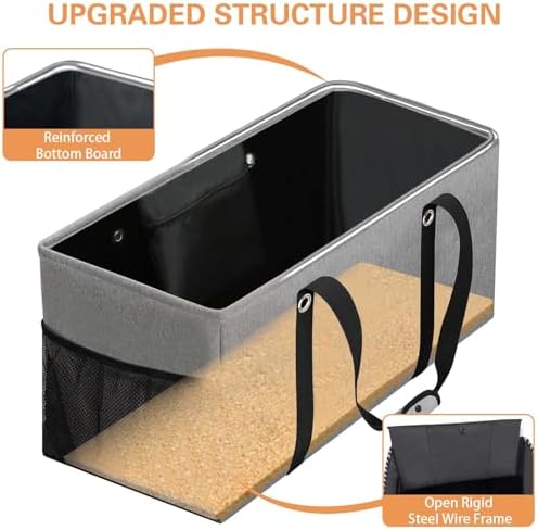 Standing Extra Large Reusable Grocery Bag with Handle, Thirty One Utility Tote Foldable for Shopping and Beach - Image 5