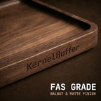 Solid Black Walnut EDC Dump Tray - Premium Valet Tray for Men, Minimalist Geek Desk Setup Accessory & Nightstand Catchall Organizer (9.8" x 5.9") - Image 4