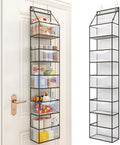 Over Door Organizer Hanging Storage 5 Shelf Clear Pockets Pantry Closet by Fixwal