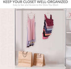 ZEDODIER 3 Pack Tank Top Hanger, Bra Organizer for Closet, Space Saving | 48 Hooks Total, Sturdy Metal, 360° Rotating, Foldable Design, Hanging Closet Organizers and Storage for Apartments and Dorms - Image 5