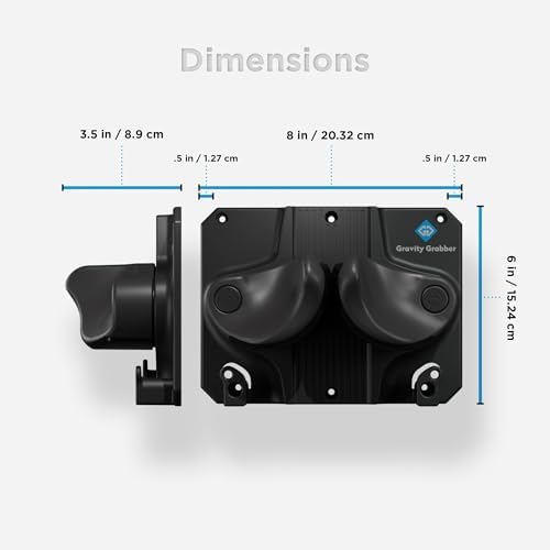Gravity Grabber Ultimate Ski & Snowboard Wall Storage Rack - Fits any Ski or Snowboard - Save Your Rocker, Tips and Tails - Damage-free - 6x - Black - Image 6