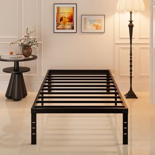 Maenizi Twin XL Bed Frames No Box Spring Needed, 14 Inch Heavy Duty Metal Twin XL Platform Bed Frame Support Up to 2500 lbs, Easy Assembly, Noise Free, Black - Image 3