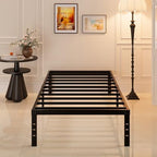 Maenizi Twin Bed Frames 16 Inch Heavy Duty Metal Support Up to 2500 lbs - Image 3