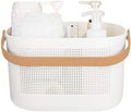 Plastic Portable Shower Caddy Basket, Storage Organizer with Handle, Yellow by UUJOLY
