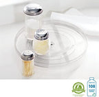 iDesign 11-Inch Round Lazy Susan Organizer for Kitchen or Pantry Storage - 2 Count - Clear (Pack of 8) - Image 4