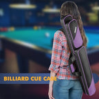PEKREWS Pool Cue Case, Pool Stick Case 2x2 with 2 Accessories Pockets - Image 4