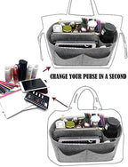 LEXSION Felt Purse Organizer Insert, Tote Bag Shaper Dividers with 5 Sizes - Image 4