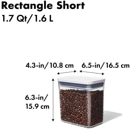 OXO Good Grips POP Container, Airtight Food Storage for Pantry, 1.7 Qt - Image 3