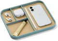 Nordik Leather Valet Tray - Medium EDC Tray - Seafoam Mist 9.5 x 7.9 in by NordikByDesign