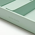 UnionBasic Medium Jewelry Tray for Rings Watches Earrings, Entryway Catchall Caddy for Coins Keys Change, Nightstand Bedside Valet Holder, Trays for Electronic Gadgets, Lychee Mint Green Plus - Image 6