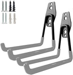 GeeWatom Garage Storage Utility Hooks，Garage Garden Tool Organizer，Steel Wall Mount Hooks, Large Garden U Hooks （2 Pack） by GeeWatom