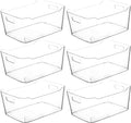 Clear Extra Large Plastic Storage Bins, Pantry Organizers and Storage Containers Fridge Organizer Bins for Organizing Home, Kitchen Organization. Bathroom, Refrigerator, Freezer, Laundry Room by CONTROLKITCHEN