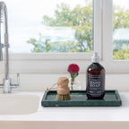 Natural Marble Vanity Tray, Stone Organizer for Bathroom & Kitchen - Image 4