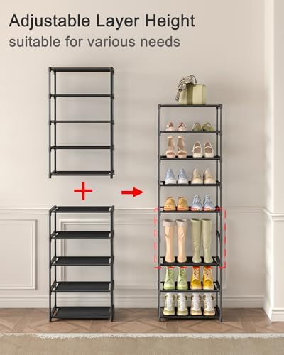 Autonomier 5-Tier Extra Small Shoe Rack (16.3" Wide), Narrow Space-Saving - Image 4