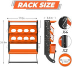Sidasu 8 Can Spray Can Holder Rack, Wall-Mount Paint Can Organizer - Image 3