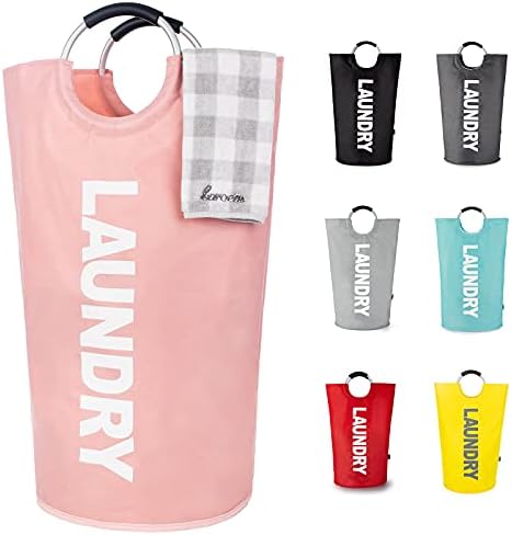 Caroeas 90L Laundry Basket (13 Colors), Waterproof Laundry Hamper, Laundry Bag with Padded Handles, Clothes Hamper Stands Up Well, Collapsible Laundry Basket Easy Storage by Caroeas