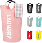 Caroeas 90L Laundry Basket (13 Colors), Waterproof Laundry Hamper, Laundry Bag with Padded Handles, Clothes Hamper Stands Up Well, Collapsible Laundry Basket Easy Storage by Caroeas