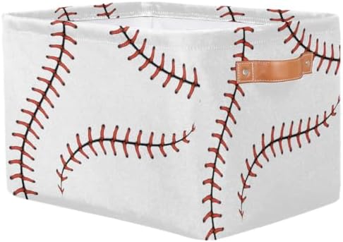 Sports Ball Storage Basket Toy Storage Bins Collapsible Cube Organizer - Image 2