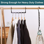 AMKUFO Closet Organizers and Storage 20 Pack Hanger Organizer Magic Hangers Space Saving Hanging Plastic for Heavy Clothes, Dorm Room Bedroom Home RV Car Camper Organization Essentials - Image 6