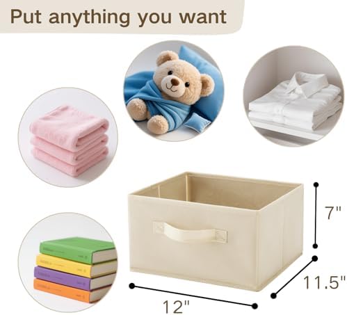 MAX Houser 2 Drawer Hanging Closet Storage Organizer,Beige | For Socks, Underwear & Sweaters, Space Saving Vertical Storage for Bedroom Wardrobe, Sturdy Breathable Fabric Construction - Image 2