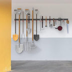 WALMANN All Metal 64 inch Wall Mount Garden Tool Organizer for Garage - Image 7