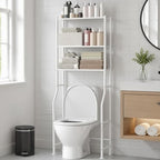 GloTika 3-Tier Over Toilet Storage Rack, Anti-Wobble, White by QualityHomewareTimlessComfort