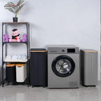 IEGrow Laundry Basket with Wheels 110L Clothes Hamper for Laundry,Black - Image 6