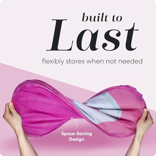 Handy Laundry Collapsible Mesh Pop Up Hamper (Butterfly) - Image 4