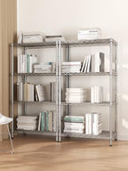SINGAYE 4 Metal Shelves Wire Shelving Storage Shelf Adjustable Unit Pantry - Image 2