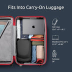 OZUECCR Hard Hat Travel Case for Baseball Caps, Holds 6 Caps, Inner Red - Image 3