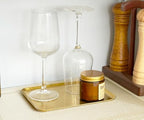 Small Gold Tray Stainless Steel, 8x6 Inch Rectangular - Image 3