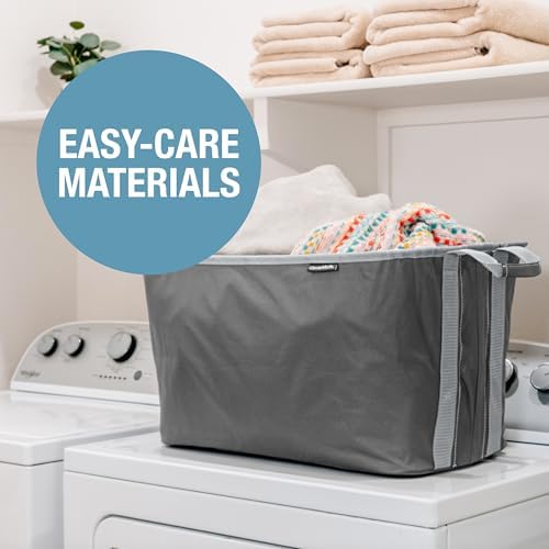Collapsible Laundry Basket - Denim/Shadow Gray(2PK) - Image 6