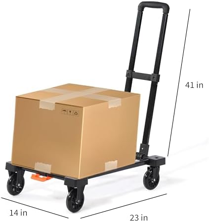 Collapsible Rolling Crate with Wheels Heavy Duty Storage Crate Utility Cart - Image 6