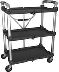 Olympia Tools 85-189 Pack N Roll Collapsible Service Cart, XL, 300LB Capacity, Black by OlympiaTools