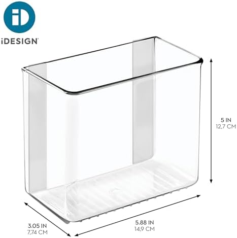iDesign Adhesive Organizer Bin - Clear - Image 3