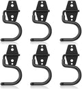 HUPBIPY 6 Pack Metal Garage Hooks, Heavy Duty S Hooks Tool Hangers for Garage Wall, Shed, Garden Storage Organizer by HUPBIPY