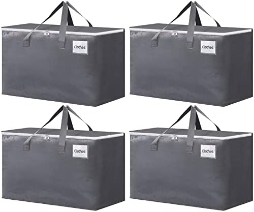 BlissTotes Large Moving Bags, Storage Bags, 125L-4 Pack by BlissTotes