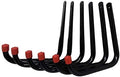 Tetra-Teknica UH01-6P Heavy Duty Garage Storage Utility Hooks, Large Size, Color Black, 6 per Pack by Tetra-Teknica