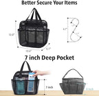 Mesh Shower Caddy Portable with Zipper - 2-Handle Shower Bag for Dorm - Image 4