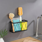 YIGII Cutting Board Holder + 3 Pack Adhesive Cabinet Door Organizer, Black Lid Storage Organizer with, Space Saving Lid Holder for Tupperware Storage Inside Cabinet, Pantry, Kitchen, Bathroom - Image 5