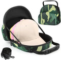 GERMUN Hard baseball hat case, Hat Carrier Travel Case with Adjustable Shoulder Strap, Hat cap case for 3 Baseball Caps - Perfect for Traveling & At-Home Storage (Camo Green) by GERMUN