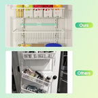 Mefirt White 9-Tier Over The Door Pantry Organizer, Pantry Organization - Image 4