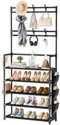 Shoe Rack 5 Tier Shoe Organizer Storage 15-20 Pairs for Closet Entrance by OYREL
