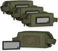Savior Equipment Loose Sacs 4-Pack Tactical Ammo Pouch Firearm Ammunition Carrier Bag, ID Patches Included, Rifle Carbine Pistol Revolver Ammos Case Shooting Range Gear by SaviorEquipment