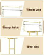 Aetyord Towel Racks for Bathroom Wall Mounted Towel Storage Organizer 31 in - Image 5