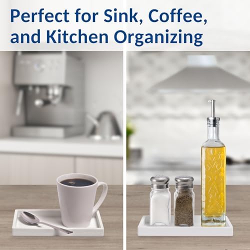 Spacewiser Countertop & Vanity Silicone Tray – 2 PC Small 7.7" Soap Tray - Image 6