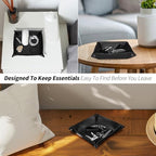Valet Tray Organizer with Carbon Fiber Style Texture - Image 4