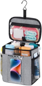 Lifewit Mesh Shower Caddy, Hanging Bathroom Organizer with PVC Phone Bag by Lifewit